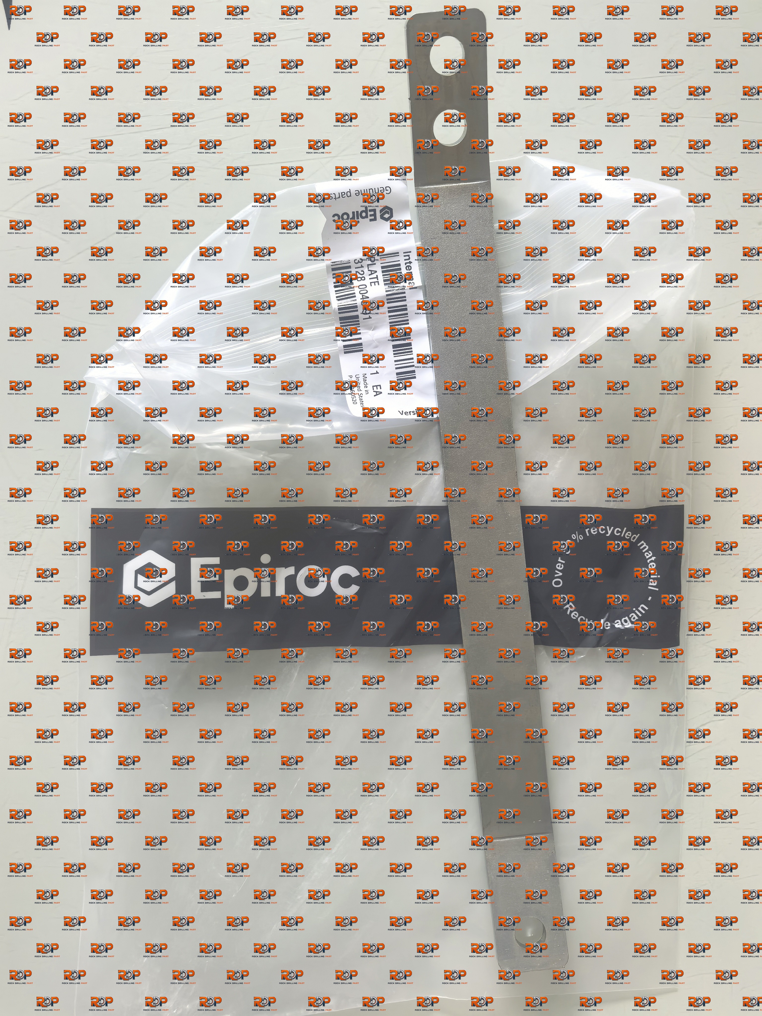 Original Epiroc 3128004591 PLATE Atlas Copco 3128 0045 91 Genuine Rock drilling rigs Parts