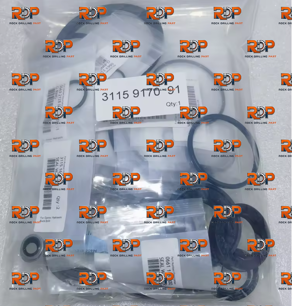 Epiroc Rock Drilling Seal Kits Cop1840 Cop1840EX+ Drifter Part 3115924296 Overhaul Kit 3115 9242 96
