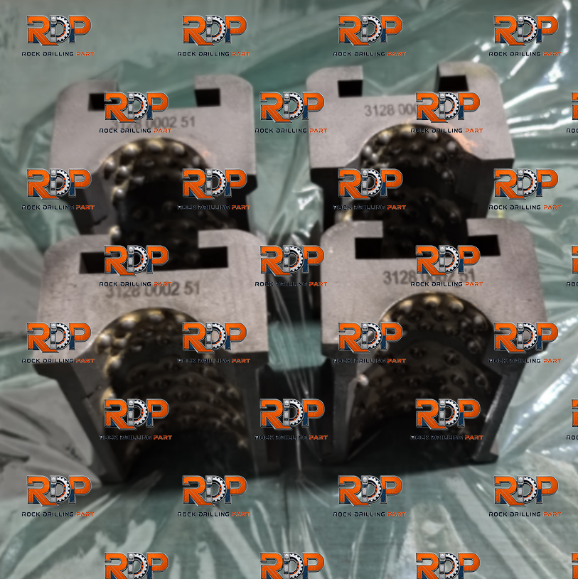 T38 Epiroc Clamping Tool Drilling Rig Parts 3128000251 bushing Simba S7C Die Lunette 3128 0002 51